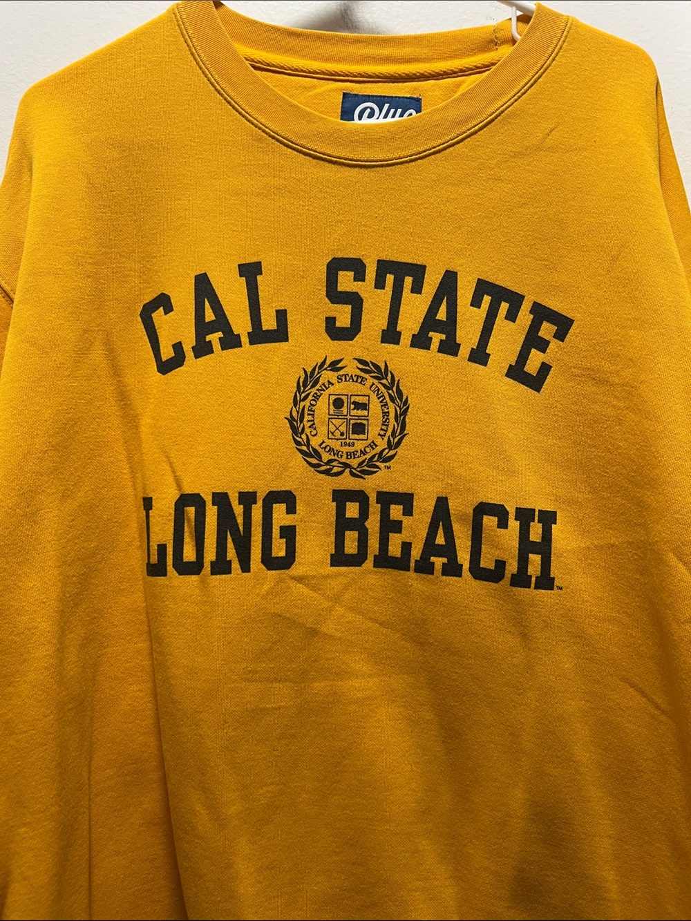 Cal State Long Beach Gold Crewneck Sweatshirt